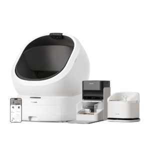 Luma Smart Litter Box & Dockstream RFID Smart Fountain & One RFID Smart Feeder