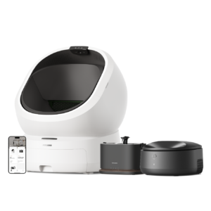 Luma Smart Litter Box & Polar Smart Wet Food Feeder & Dockstream 2 Smart Fountain
